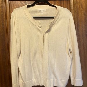 Stylish cream sweater for NYE!